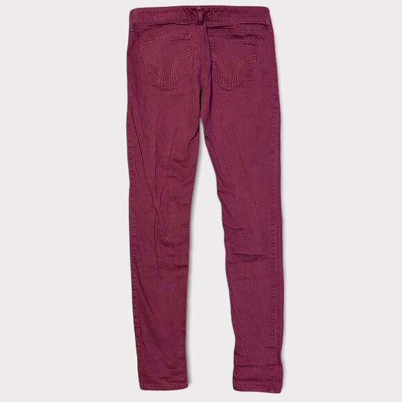 HOLLISTER | Maroon Super Skinny Jeans - Picture 8 of 8